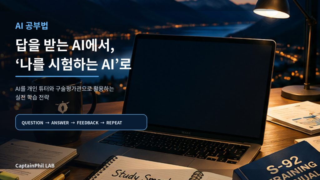 AI 공부법|답을 받는 AI에서 ‘나를 시험하는 AI’로 1 AI studying