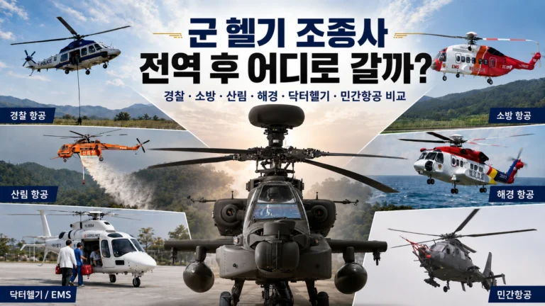 군헬기조종사_전역후진로