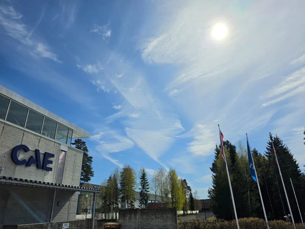 CAE Oslo training centre exterior in Norway