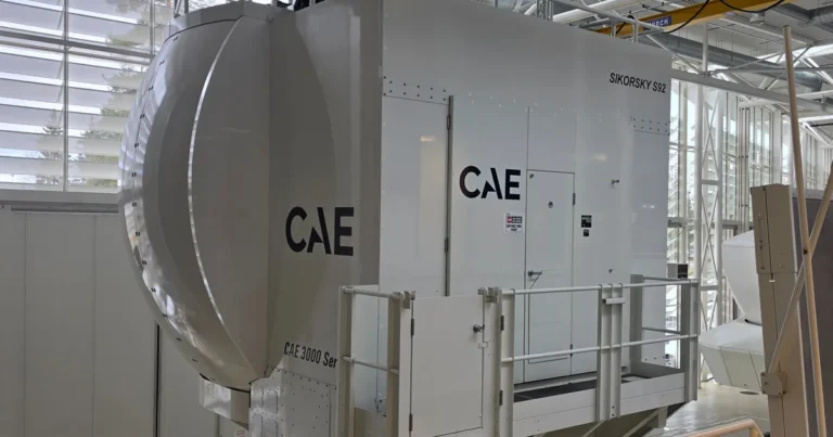 CAE Oslo의 Sikorsky S-92 Full Flight Simulator
