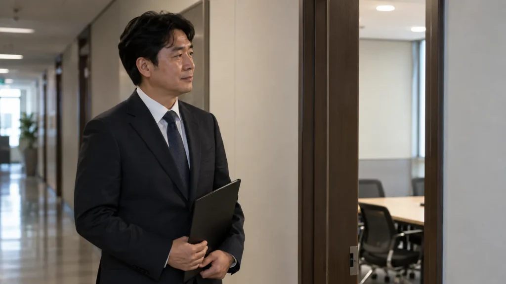 헬기 조종사 면접 질문 20가지|군·경찰·소방·민간 이직 전에 준비할 답변과 실전 전략 3 헬기 조종사 면접을 앞두고 면접장 앞에서 준비하는 모습