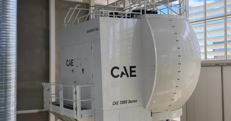CAE Oslo Sikorsky S-92 full-flight simulator